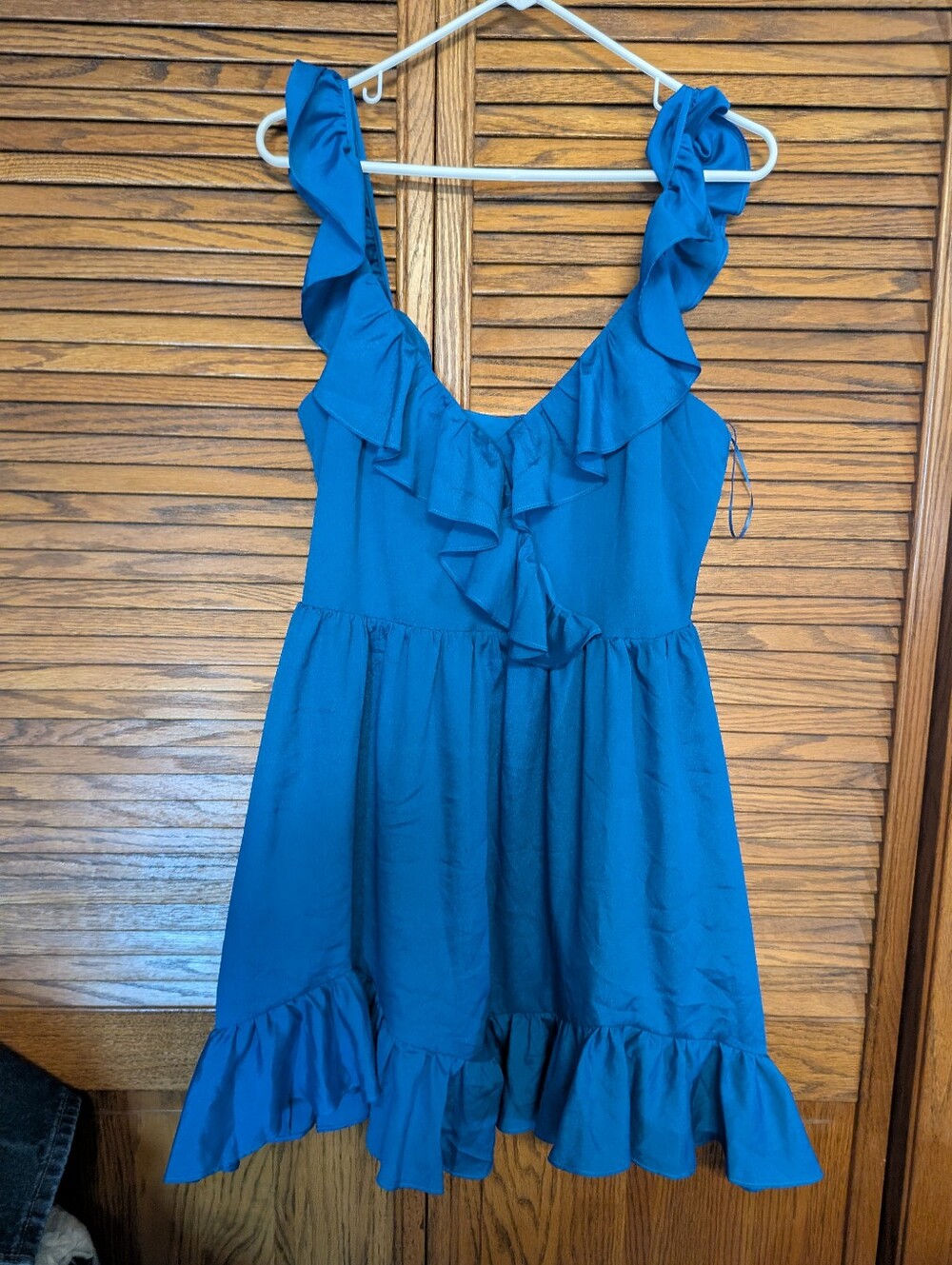 One33 Social Women's Blue Ruffles Dress Size 10